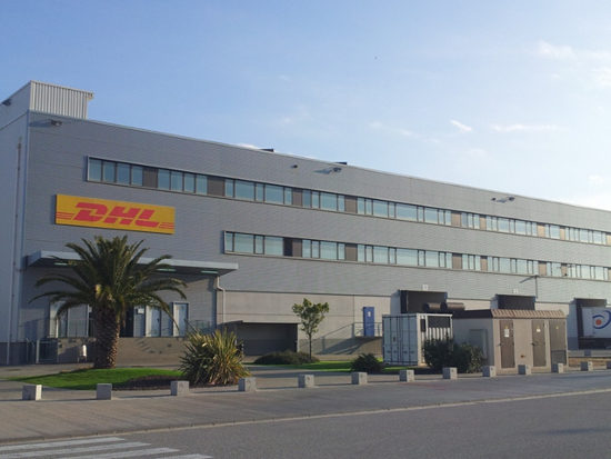 DHL SC Spain at ZAL (Zona de Actividades Logisticas) in El Prat de Llobregat