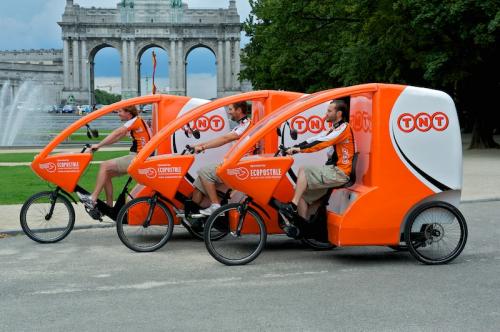 TNT Express Tricycles in Brussels